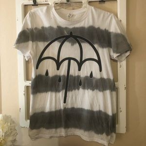 Bring Me The Horizon Umbrella tie dye tshirt